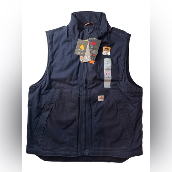 New Carhartt Mens FLAME-RESISTANT QUICK DUCK VEST Flame Resistant - Picture 1 of 6